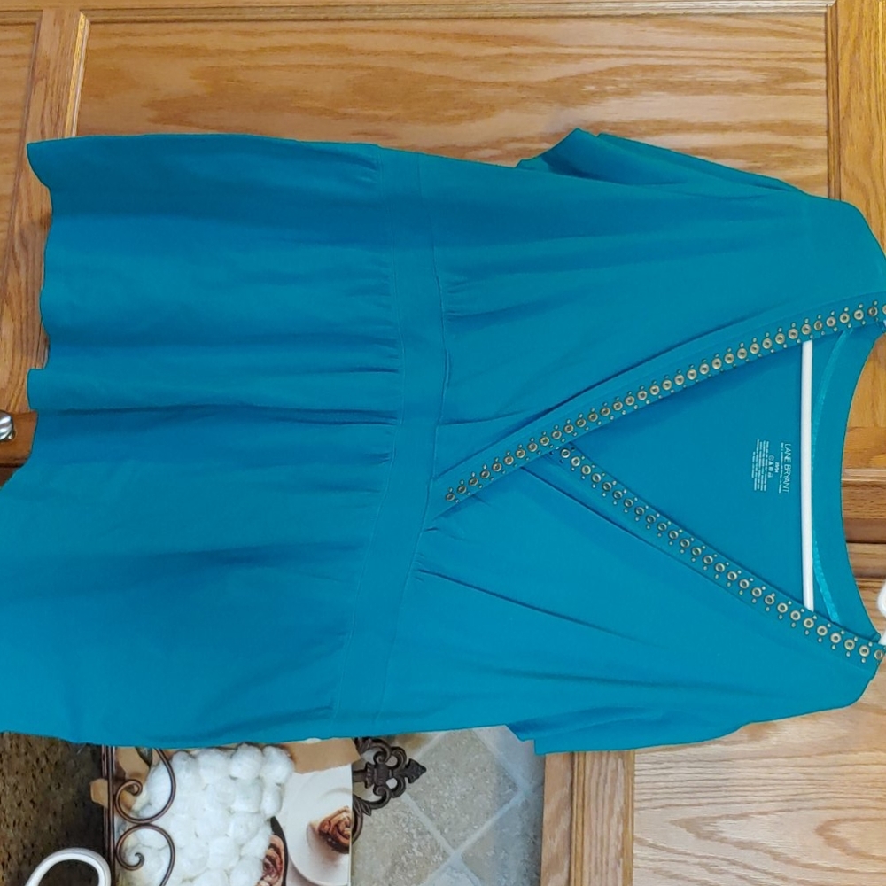 Plus size V neck shirt